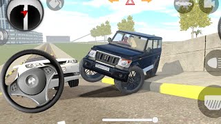 new colour black Bolero car driving indian cars simulator 3D games video [upl. by Dlorah]