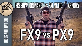 FX9 vs PX9 Freedom Ordnance vs Palmetto State Armory [upl. by Drawyah]