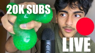 🔴ASMR super chill live stream 20K SUBS🔴 [upl. by Jovia837]