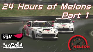 My First 24Hr Endurance  24Hr of Melons Pt 1  iRacing Toyota GR86  Okayama [upl. by Volny110]