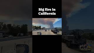 California is on fire californiafires california socialdistortion trucking [upl. by Ayotal]