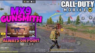 Squad Wipes by Best MX9 GUNSMITH in Battle Royale  Solo vs Squad CODM  Cod Mobile [upl. by Ynnig]