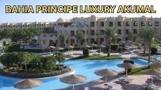 Walk Thru and Review of Bahia Principe Luxury Akumal Riviera Maya Mexico [upl. by Ahsaeym]