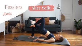 Séance Yofit anti culotte de cheval  focus FESSIERS 10 minutes [upl. by Valleau]