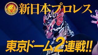 【世界を動かす2DAYS】新日本プロレス 2025年1月4日＆1月5日 東京ドーム大会チケット発売中 [upl. by Phip]