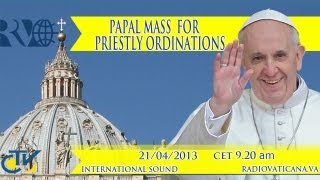 Holy Mass on the occasion of Priestly Ordinations [upl. by Nerval]