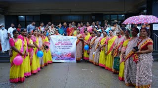 District Collector Madams visit to CKM Hospital as part of WBFW2024 Warangal [upl. by Clover901]