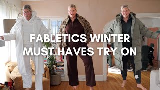 PLUS SIZE FABLETICS COZY GIRL WINTER ESSENTIALS TRY ON  SWEAT SETS  WINTER ESSENTIALS [upl. by Lantz]