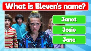 How Much Do You Know About Stranger Things  Stranger Things Quiz [upl. by Armington]