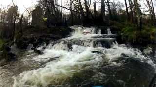 River Wye Kayaking  Llangurig to Rhayader [upl. by Ahsekahs]