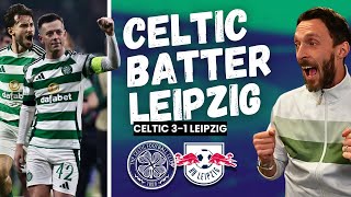 HAVING A PARTY IN THE CHAMPIONS LEAGUE  Celtic 31 RB Leipzig Analysis [upl. by Dnarud]