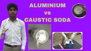 ALUMINIUM vs CAUSTIC SODA  In Hindi ExperimentDada [upl. by Nonnel]