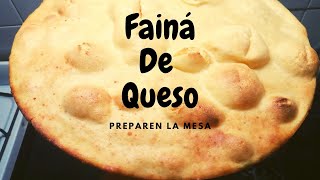 🔥 Como Hacer FAINA de QUESO RECETA CASERA FACIL 💥  Faina CASERA ⭐  Faina RECETA ⭐ [upl. by Assirehc]