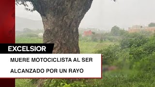 Rayo mata a joven motociclista en Oaxaca [upl. by Aicekal]