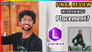 🔥🦹final review of student in luminar Technolab part1🤸💃 [upl. by Gabby]