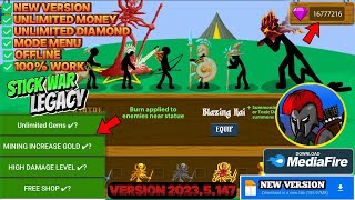 Stick War Legacy mod menu apk v20235254 Unlimited Money [upl. by Anitac]