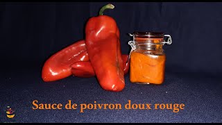 Sauce de poivron doux rouge 🌶🌶 Fait maison 🏡 [upl. by Rosenblum194]