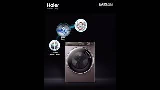 Haier Front Loading Washing Machine Features [upl. by Marrin]