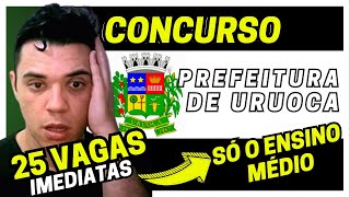 CONCURSO PREFEITURA DE URUOCA CE 2024 [upl. by Asiela961]