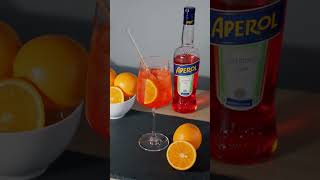 Aperol Spritz Rezept  Sommer Cocktail 🍊 shorts [upl. by Anerhs]