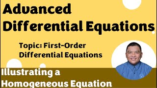 Illustrating a Homogeneous Equation2 II FirstOrder Differential Equations [upl. by Nnaes204]