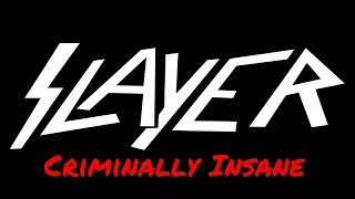 Slayer  Criminally insane  Julian Gonzalez [upl. by Manwell644]