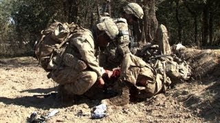 Saving Private Ryan Thomas after Afghan IED strike [upl. by Ennahgiel703]