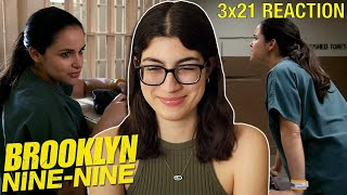 AMYS IN PRISON Brooklyn NineNine 3x21 Reaction [upl. by Ivel]