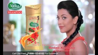 Dabur Vatika Mandara Kunkudukai Shampoo with Olive conditioning  Exchange Offer Ad [upl. by Anekam]