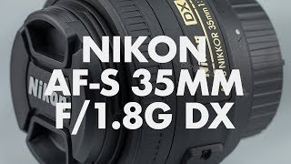 Lens Data  Nikon AFS DX 35mm f18G Review [upl. by Tali]