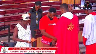 Memorial of Saint Cecilia Virgin and Martyr mYear 2 22112024 [upl. by Akinor]