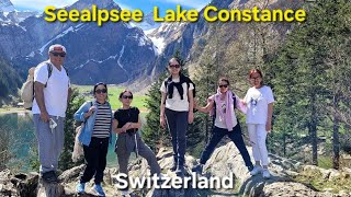 Alpstein hike to Seealpsee Lake Constance switzerland tibetanvlogger [upl. by Abercromby]