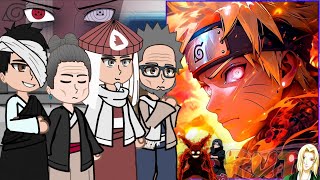 Konoha Council Elders  3rd Hokage react to Naruto [upl. by Eitisahc]