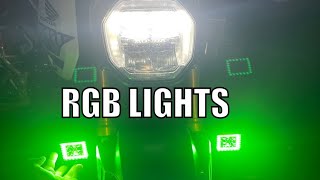 We Found Some RGB LED Lights To Try On Our Honda Grom Win Fail 🤷 [upl. by Dame]