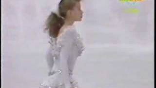 Oksana Baiul 1993 European Championships SP [upl. by Nannaihr]