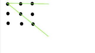 how to connect 9 dots with 4 straight lines [upl. by Schluter]