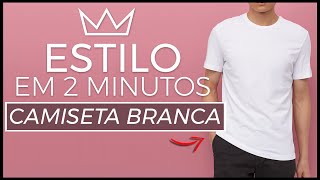 6 looks com CAMISETA BRANCA em 2 minutos [upl. by Dorehs722]