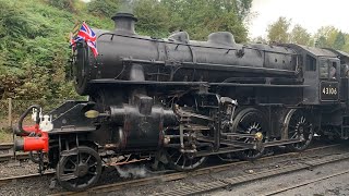 Bridgnorth to Highley on the footplate of 43106 at the Severn Valley Railway [upl. by Eldorado]