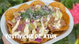 Ceviche de atun fresco con tostitos Casanova Cooks [upl. by Hare]