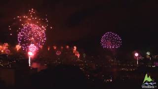 Madeira New Year Fireworks 2016 HD Live [upl. by Ecirtaemed]