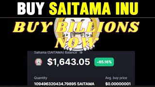 How To Buy Billions Of Saitama With Coinbase Wallet [upl. by Marylee842]