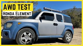 AWD test of the Honda Element Will the Element get stuck [upl. by Costin]