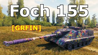 World of Tanks AMX 50 Foch 155  10 Kills [upl. by Ardnossac]