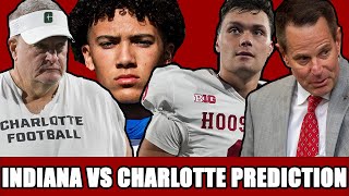 Indiana Hoosiers Football Vs Charlotte Preview  College Football Game Prediction [upl. by Rutherfurd]