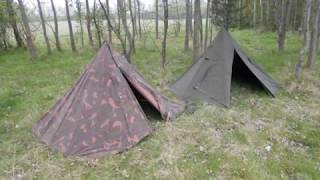 Zeltbahn or Laavu for Preppers Survivors and Bushcrafters [upl. by Ahsinel875]