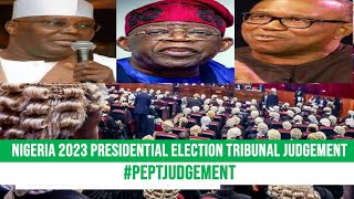 Nigeria 2023 Presidential Election Tribunal Judgement [upl. by Acinoj]