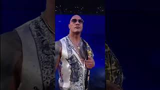 The Rock HAS COME BACK What is he doing hereWWE TheRock WWEBadBlood [upl. by Airrat]