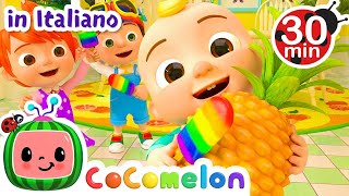 Impara i color con il ghiacciolo di color arcobaleno  CoComelon Italiano  Canzoni per Bambini [upl. by Raven]