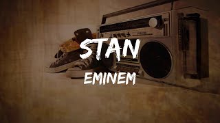 Eminem  Stan Lyrics  HipHop Old [upl. by Beka]