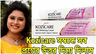 KOZICARE CREAM  Skin whitening cream  Bengali Review [upl. by Colwen]